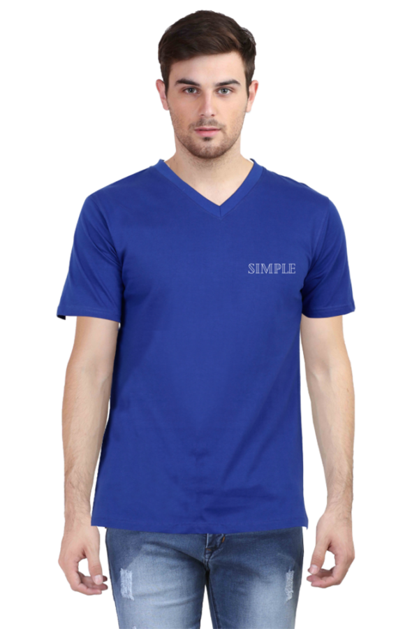 Simple - Men’s V-Neck T-Shirt - Image 2