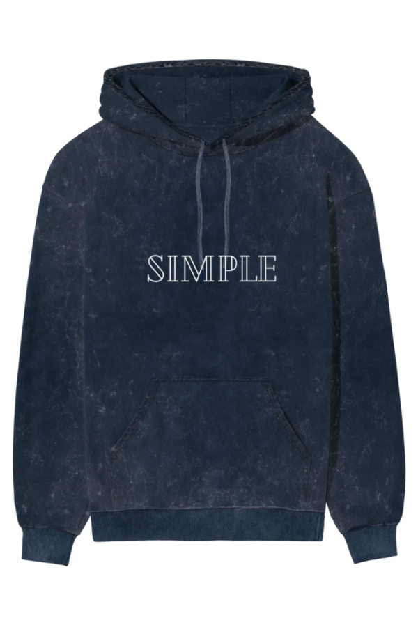 Simple - Monkey D. Luffy Acid Wash Hoodie - Image 3