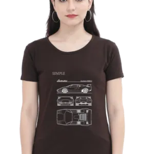 Simple - Women’s Lambo Specs Crew Tee