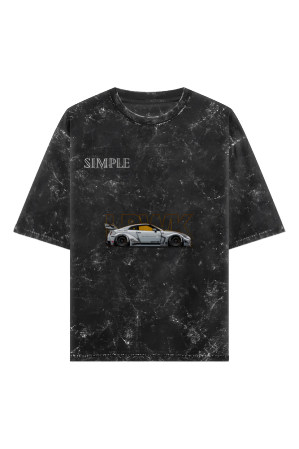 Simple - Street Speed Acid-Washed Tee - Image 5
