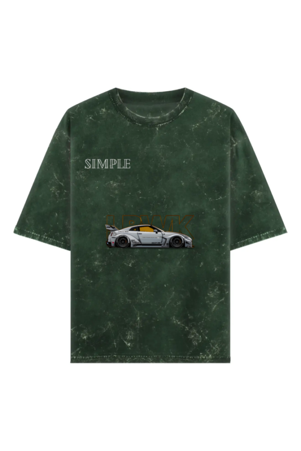 Simple - Street Speed Acid-Washed Tee - Image 3
