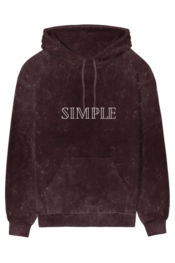Simple - Lancer Acid Wash Hoodie - Image 4