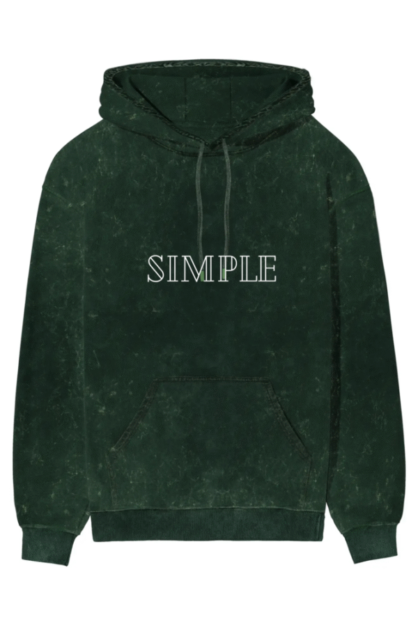 Simple - Monkey D. Luffy Acid Wash Hoodie - Image 2