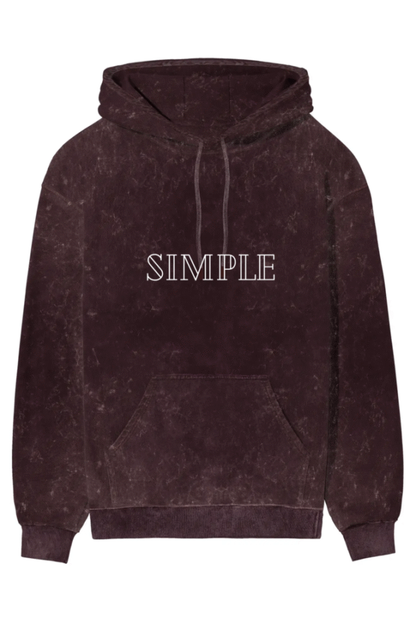 Simple - Monkey D. Luffy Acid Wash Hoodie - Image 4