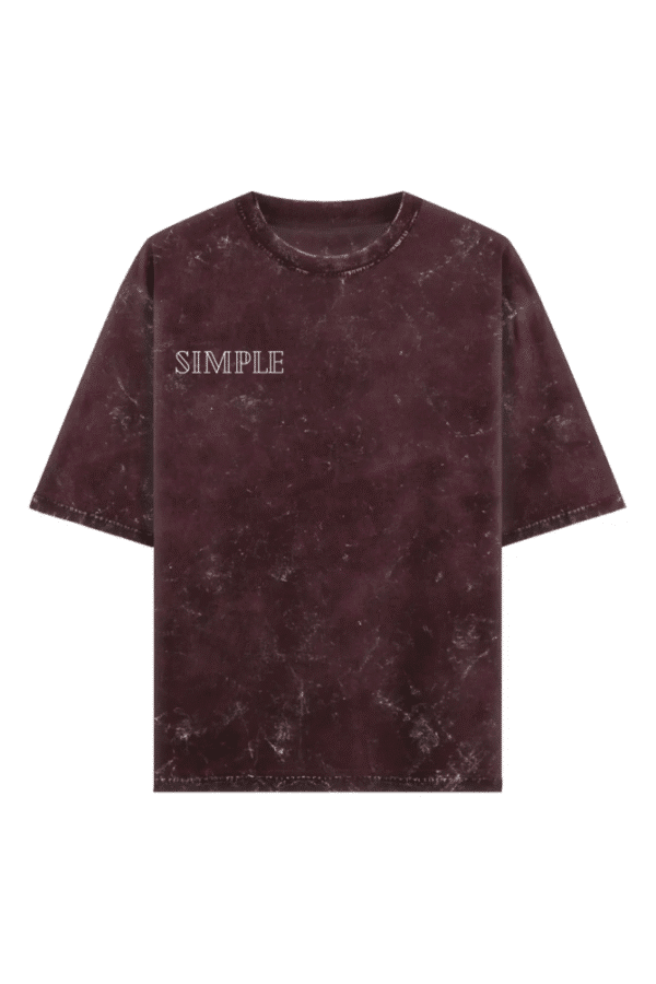 Simple - Messi Acid Wash Tee - Image 3