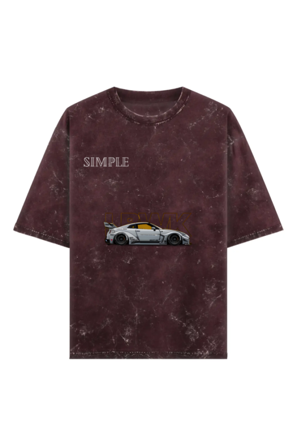 Simple - Street Speed Acid-Washed Tee - Image 2