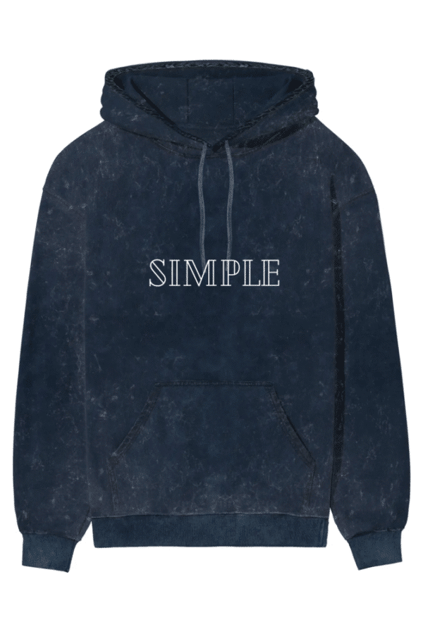 Simple - Lancer Acid Wash Hoodie - Image 3