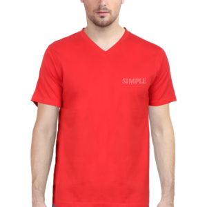 Simple - Men’s V-Neck T-Shirt
