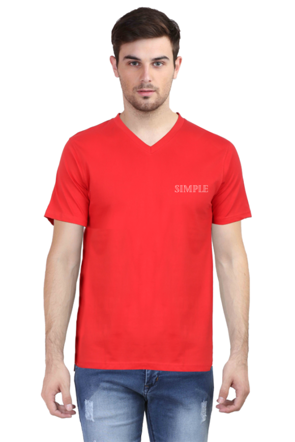 Simple - Men’s V-Neck T-Shirt