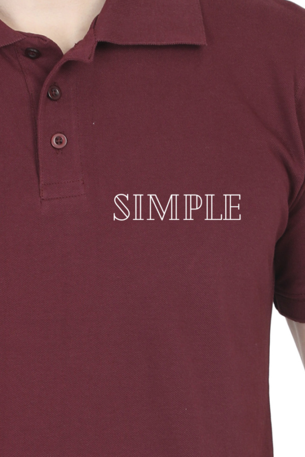 Simple - Men's Polo Shirt - Image 4