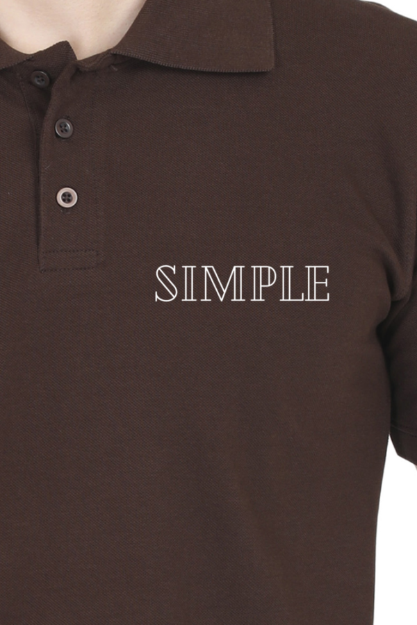 Simple - Men's Polo Shirt - Image 3