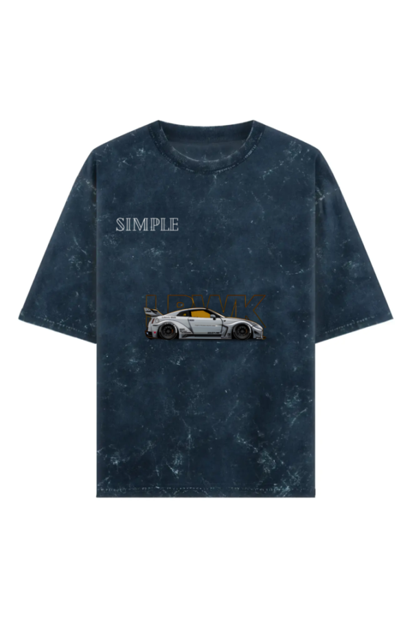 Simple - Street Speed Acid-Washed Tee - Image 4