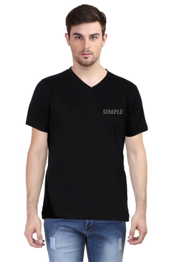 Simple - Men’s V-Neck T-Shirt - Image 4
