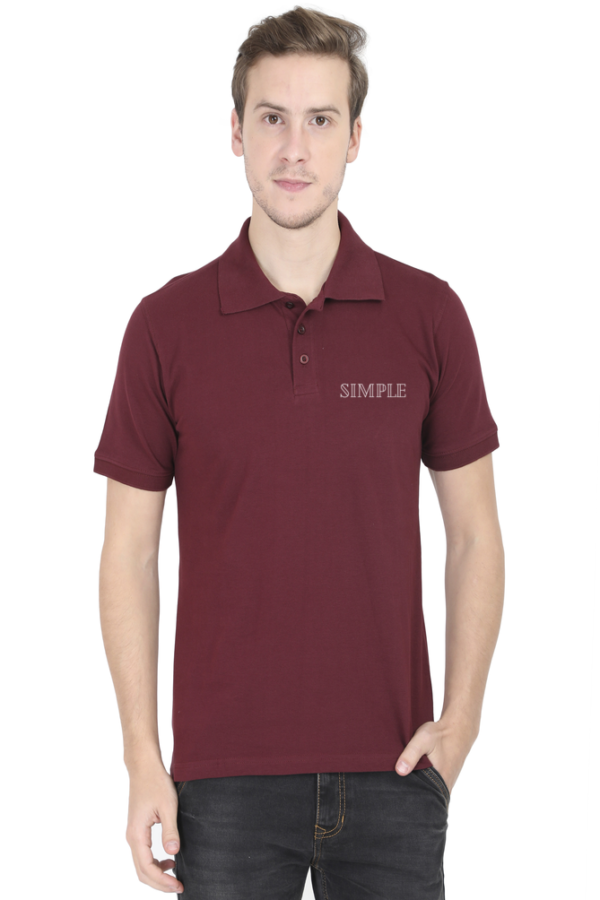Simple - Men's Polo Shirt - Image 5