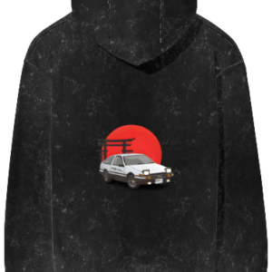 Simple - AE86 Acid-Washed Hoodie