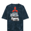 Simple - Lancer Graphic Oversized Acid Tee