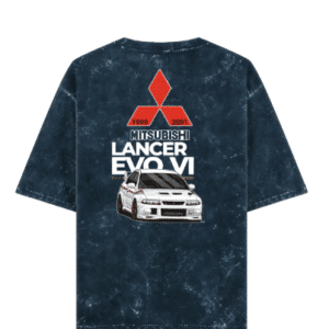 Simple - Lancer Graphic Oversized Acid Tee