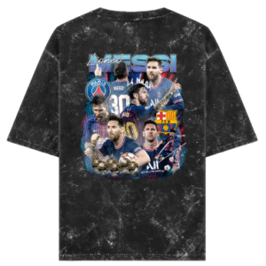 Simple - Messi Acid Wash Tee