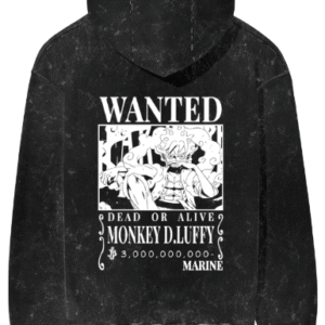 Simple - Monkey D. Luffy Acid Wash Hoodie
